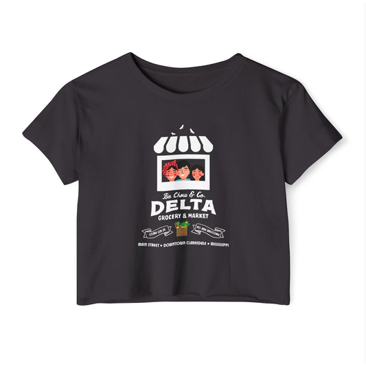 SINNERS Chow Grocery Crop Top