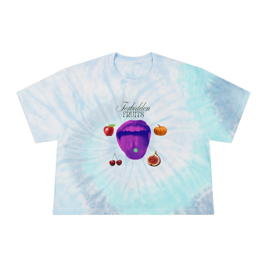 Forbidden Fruits Women's Tie-Dye Festival Crop Tee
