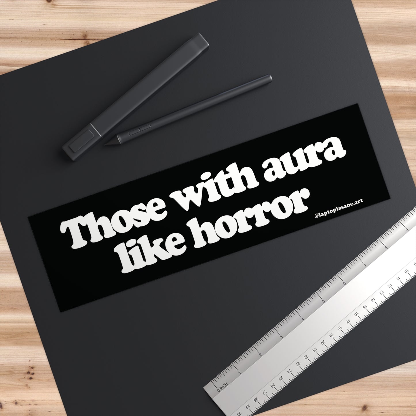 Horror Aura Bumper Stickers