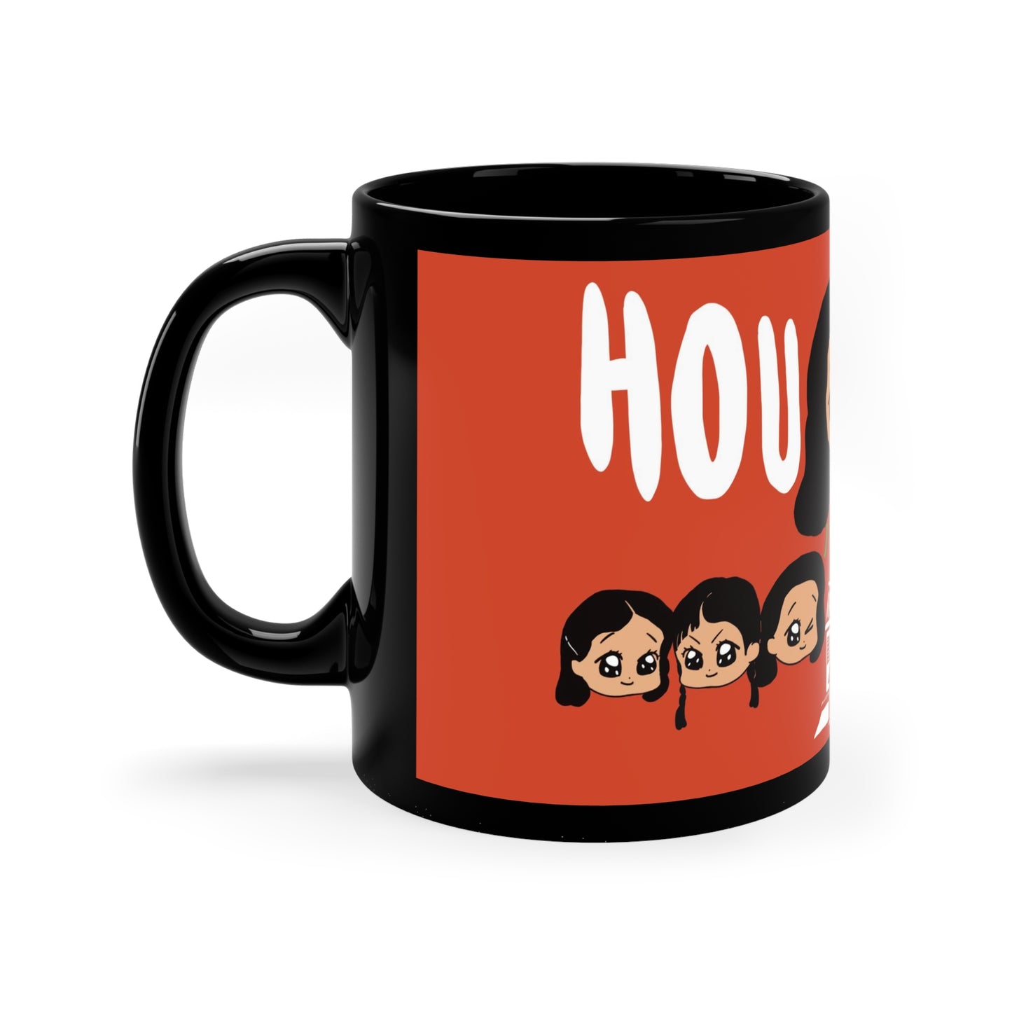 House Hausu 1977 Japanese Horror Movie Chibi Style 11oz Black Mug