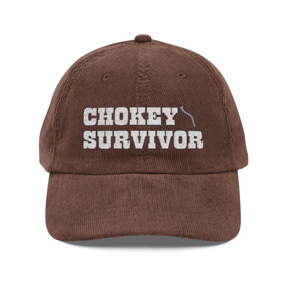 Matilda Chokey Survivor Corduroy Cap (Embroidery)