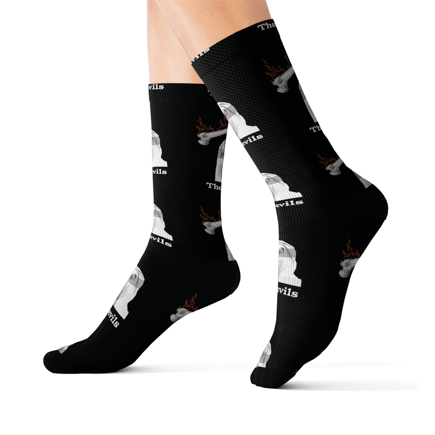 The Devils 1971 Sublimated Print Socks