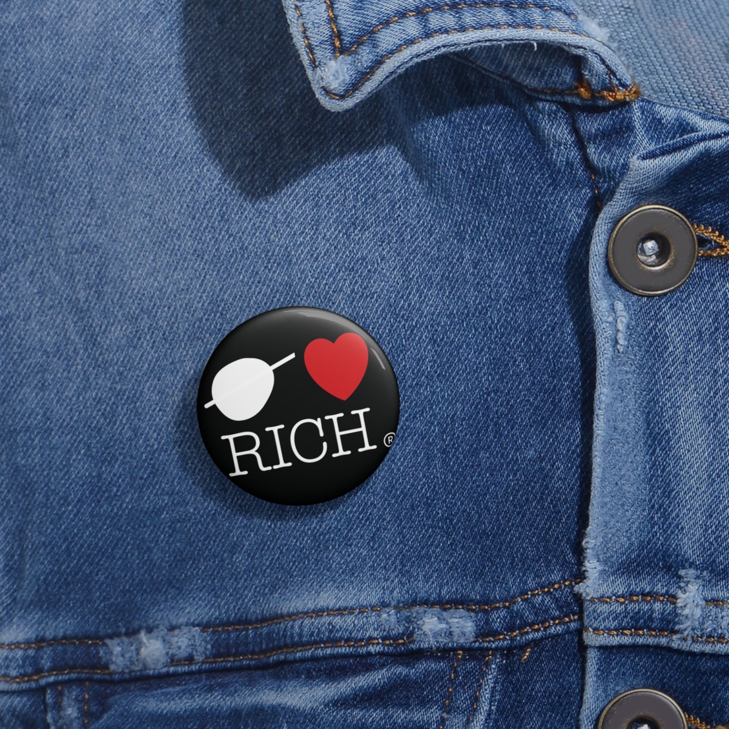 I Heart Rich - Welcome to Derry Custom Buttons