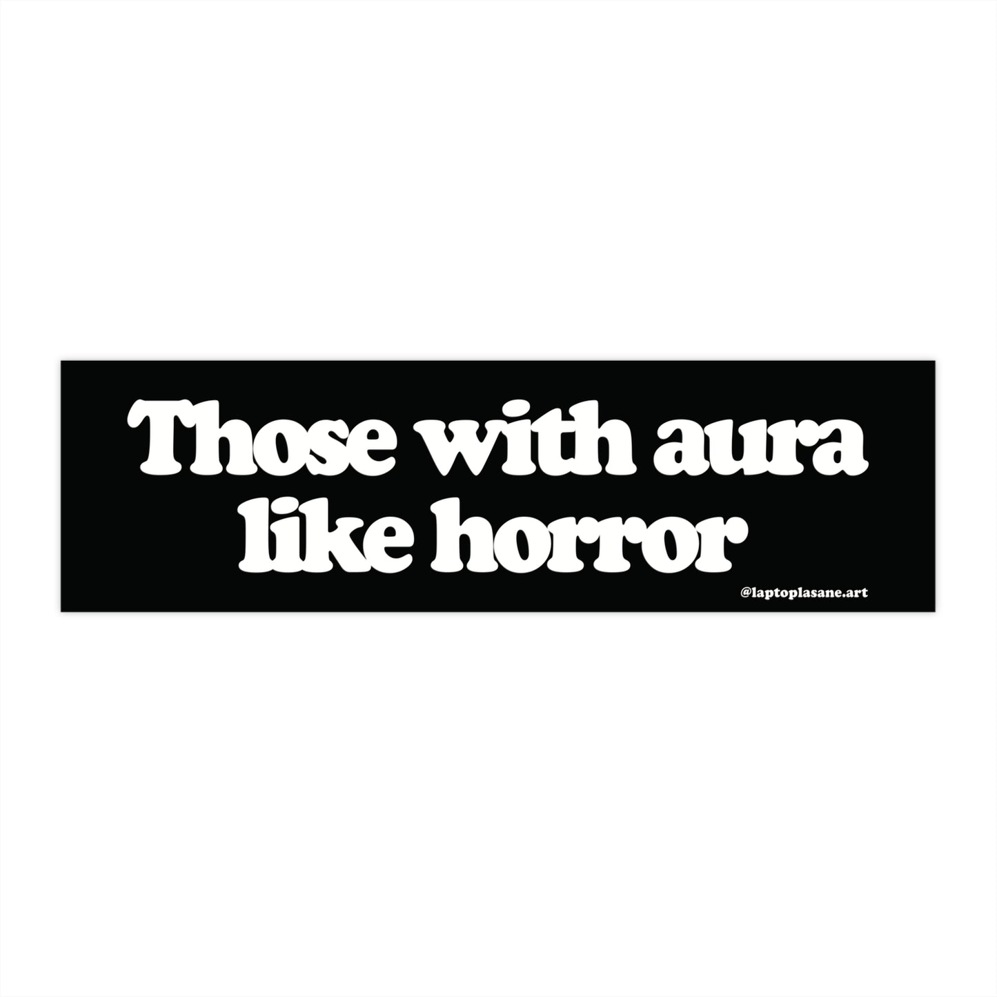 Horror Aura Bumper Stickers