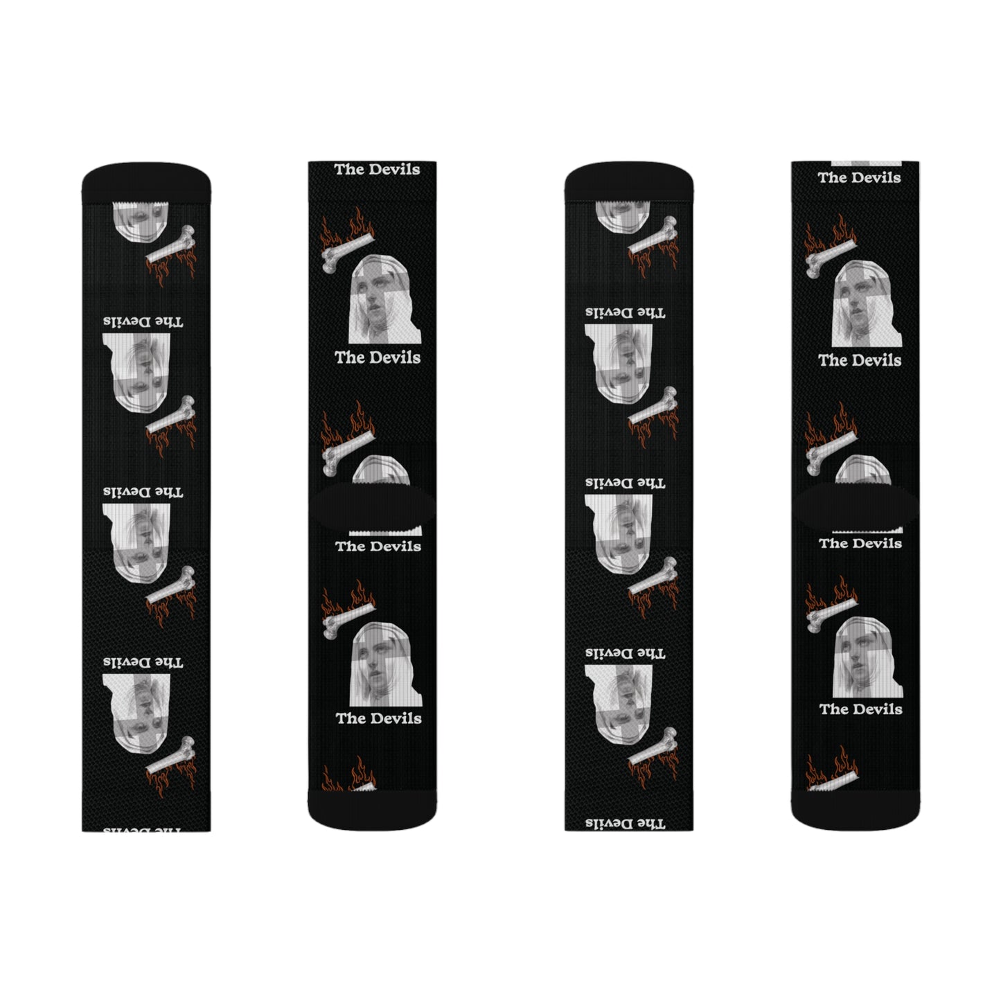 The Devils 1971 Sublimated Print Socks