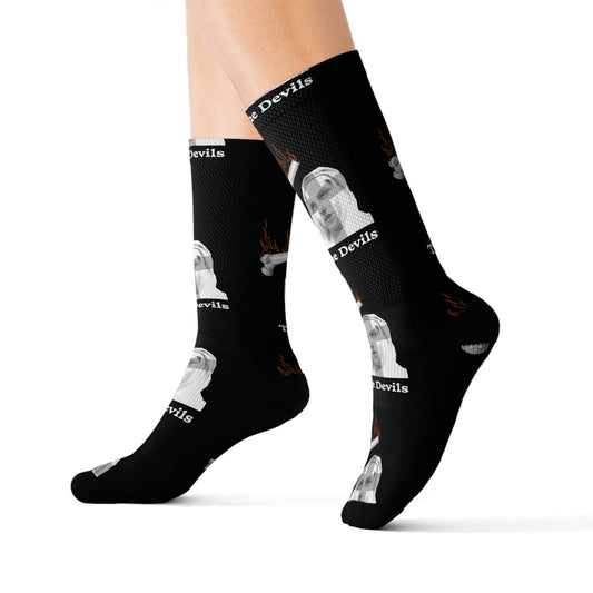 The Devils 1971 Sublimated Print Socks