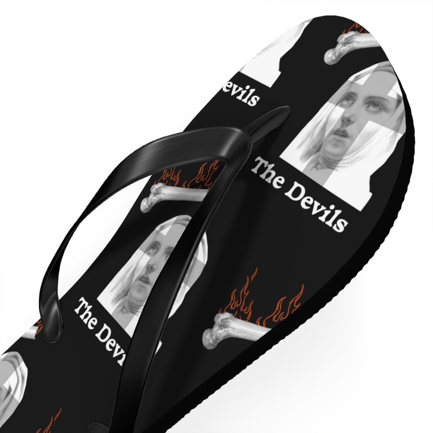 The Devils 1971 All-Over Print Flip Flops