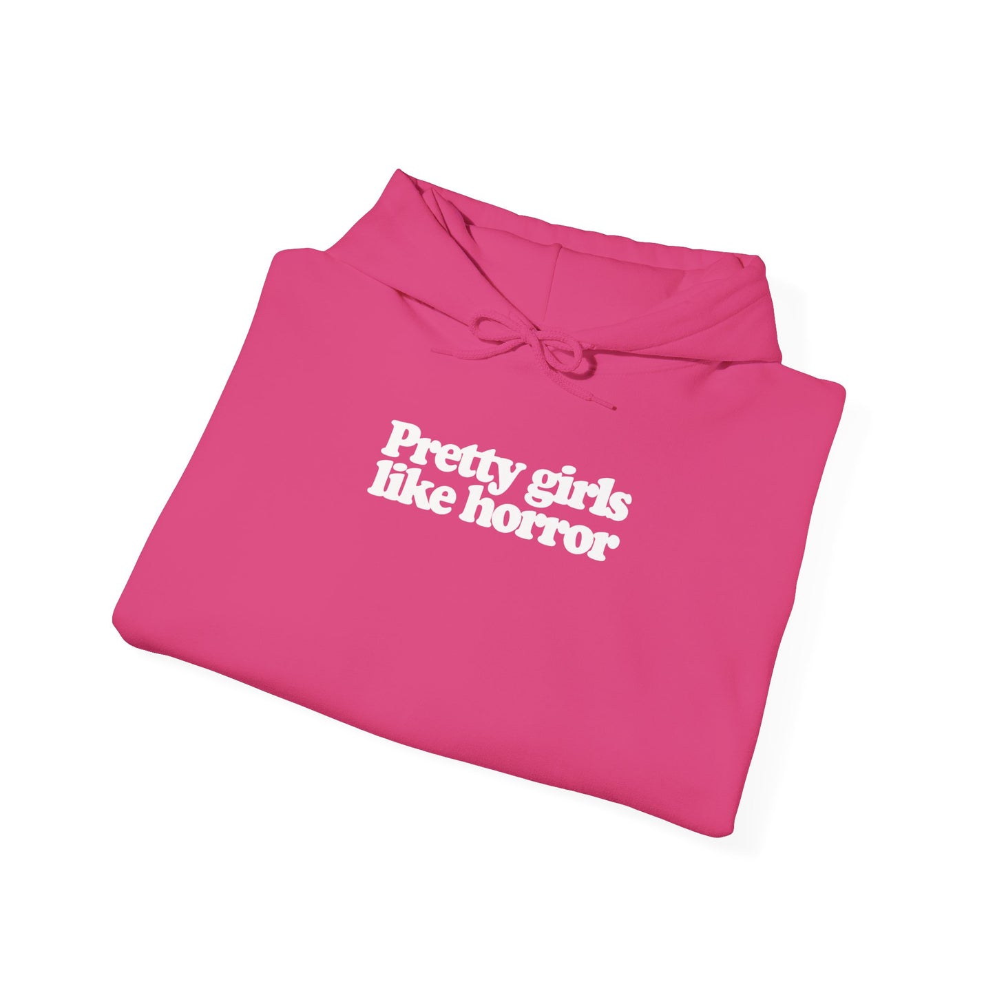 Pretty Girls Like Horror Heavy Blend™ Hooded Sweatshirt