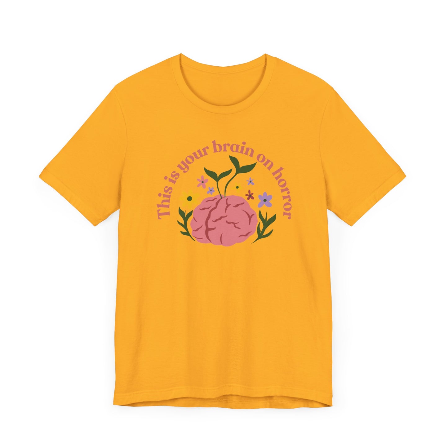 “This is Your Brain on Horror” Soft Cotton Tee