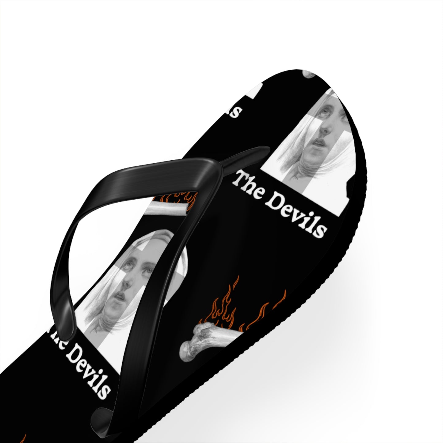 The Devils 1971 All-Over Print Flip Flops