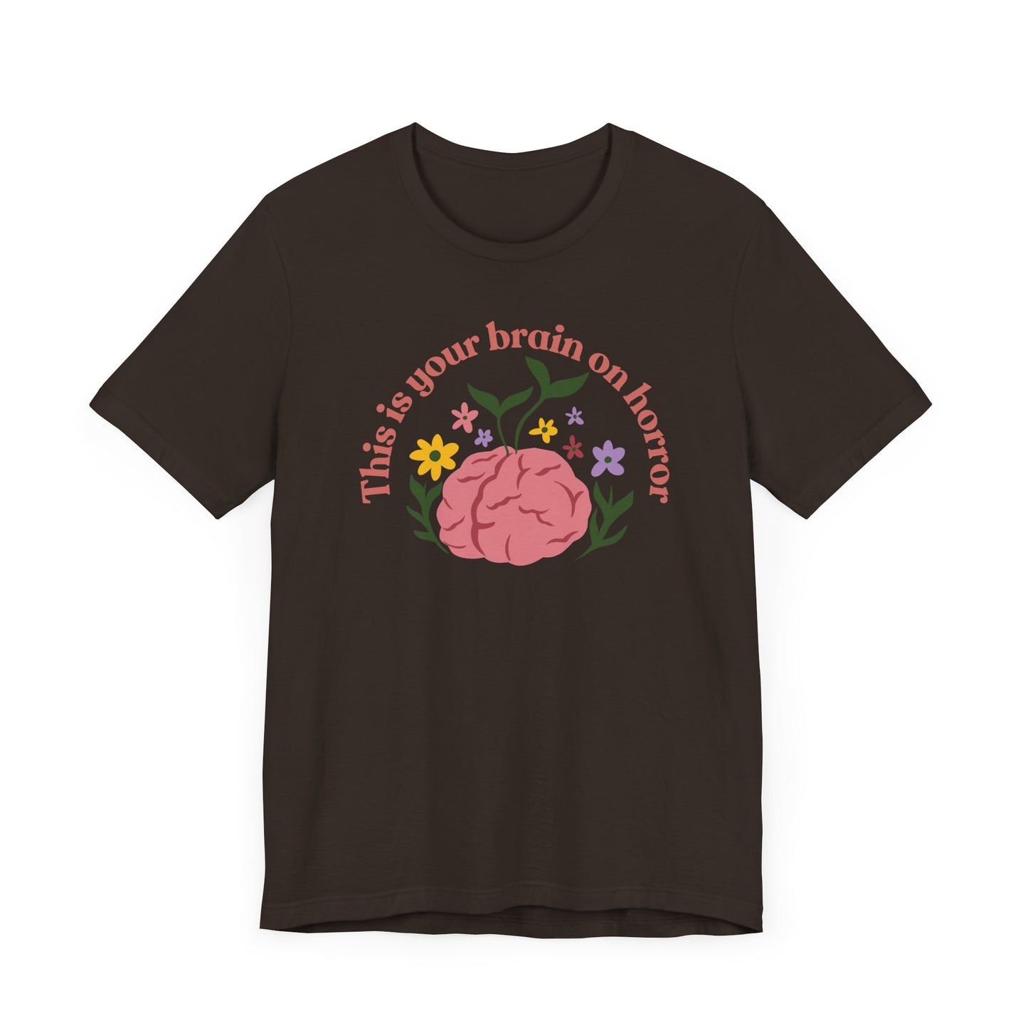 “This is Your Brain on Horror” Soft Cotton Tee