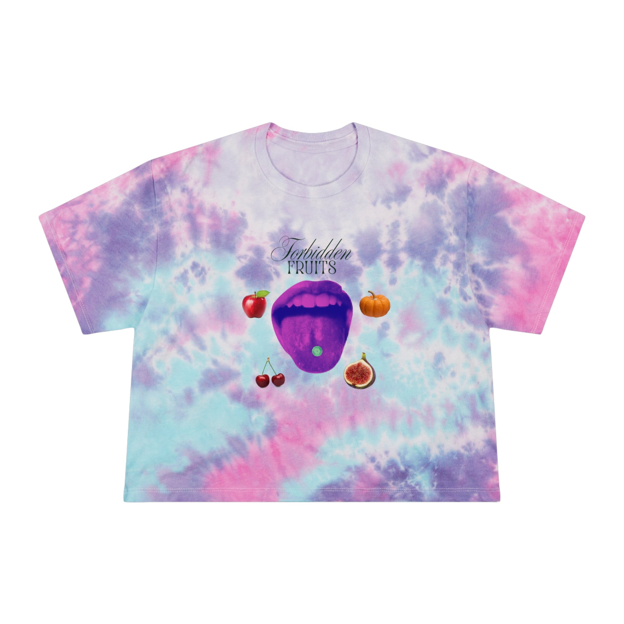Forbidden Fruits Women's Tie-Dye Festival Crop Tee