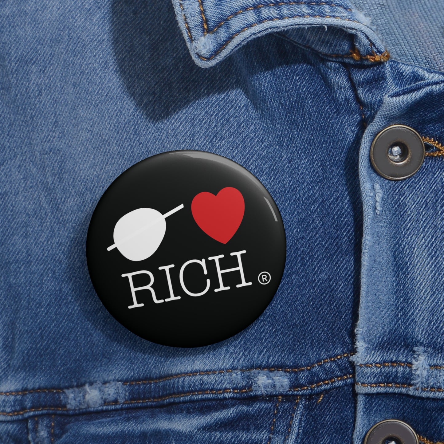 I Heart Rich - Welcome to Derry Custom Buttons