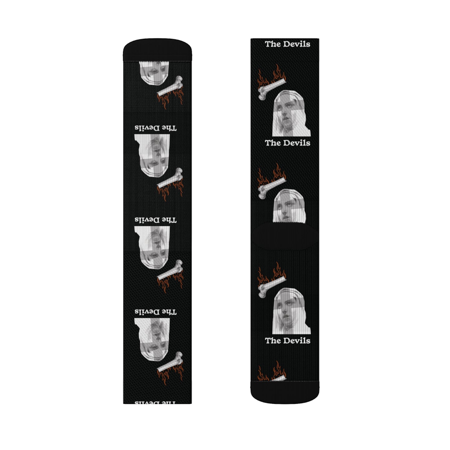 The Devils 1971 Sublimated Print Socks