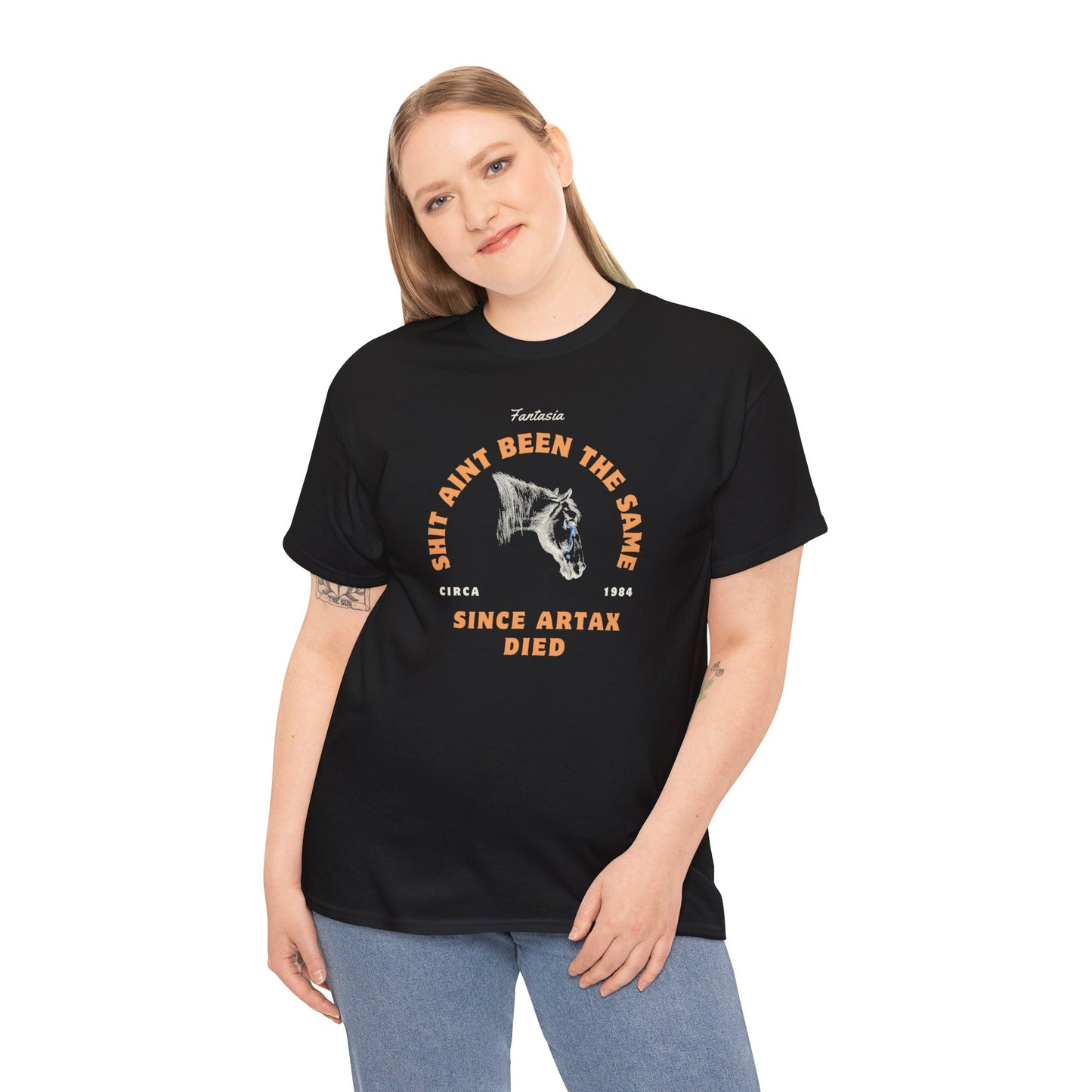 RIP Artax Neverending Story Unisex Heavy Cotton Tee