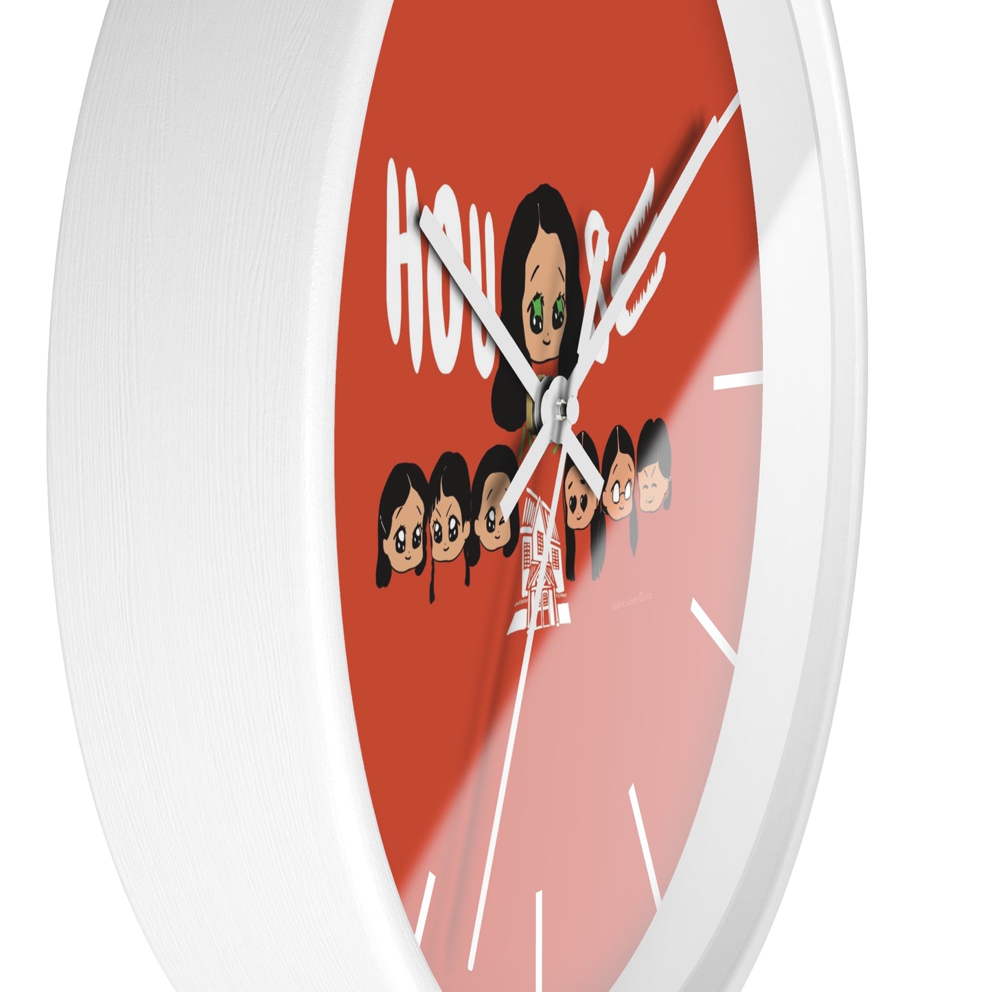 House Hausu 1977 Japanese Horror Movie Chibi Style Wall Clock