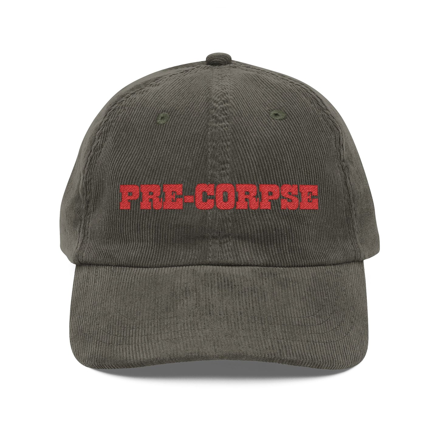 Pre-Corpse Corduroy Cap (Embroidery)