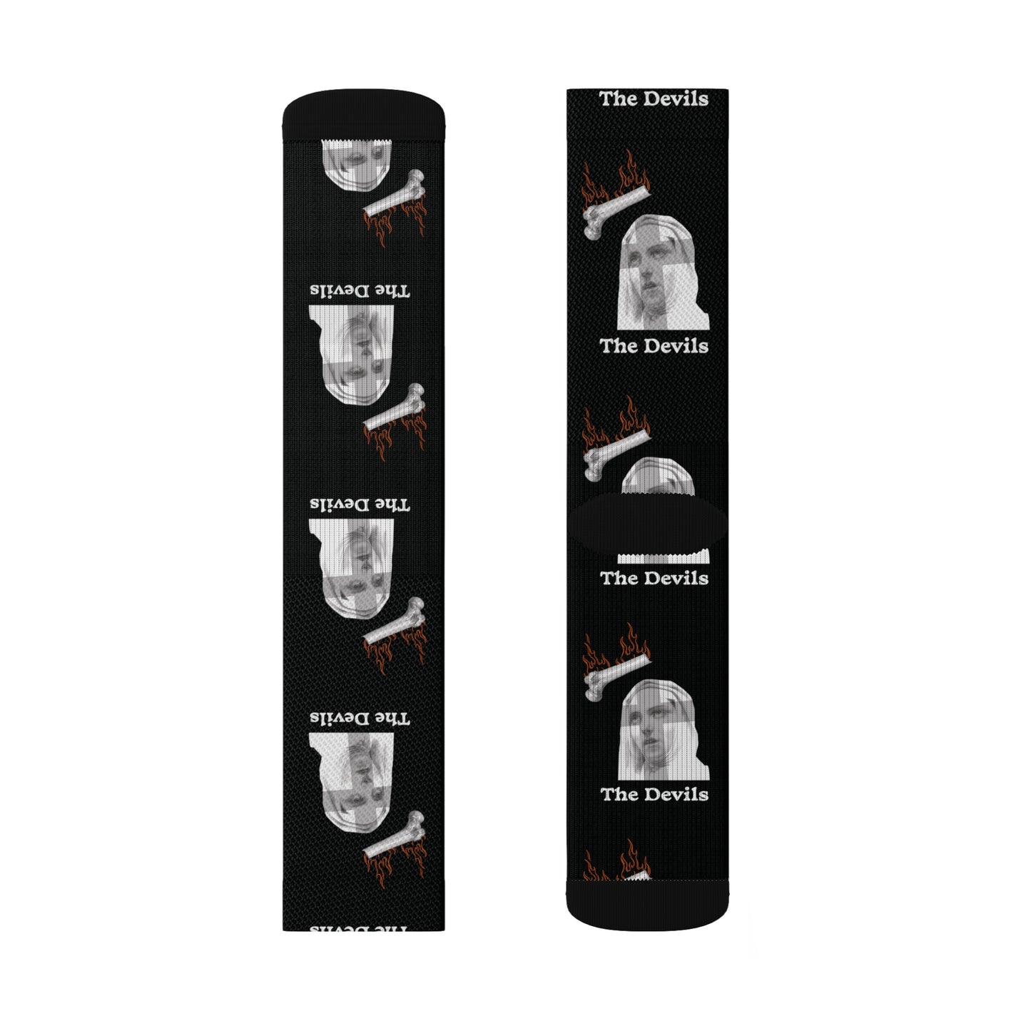 The Devils 1971 Sublimated Print Socks