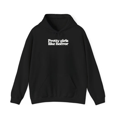 Pretty Girls Like Horror Heavy Blend™ Hooded Sweatshirt