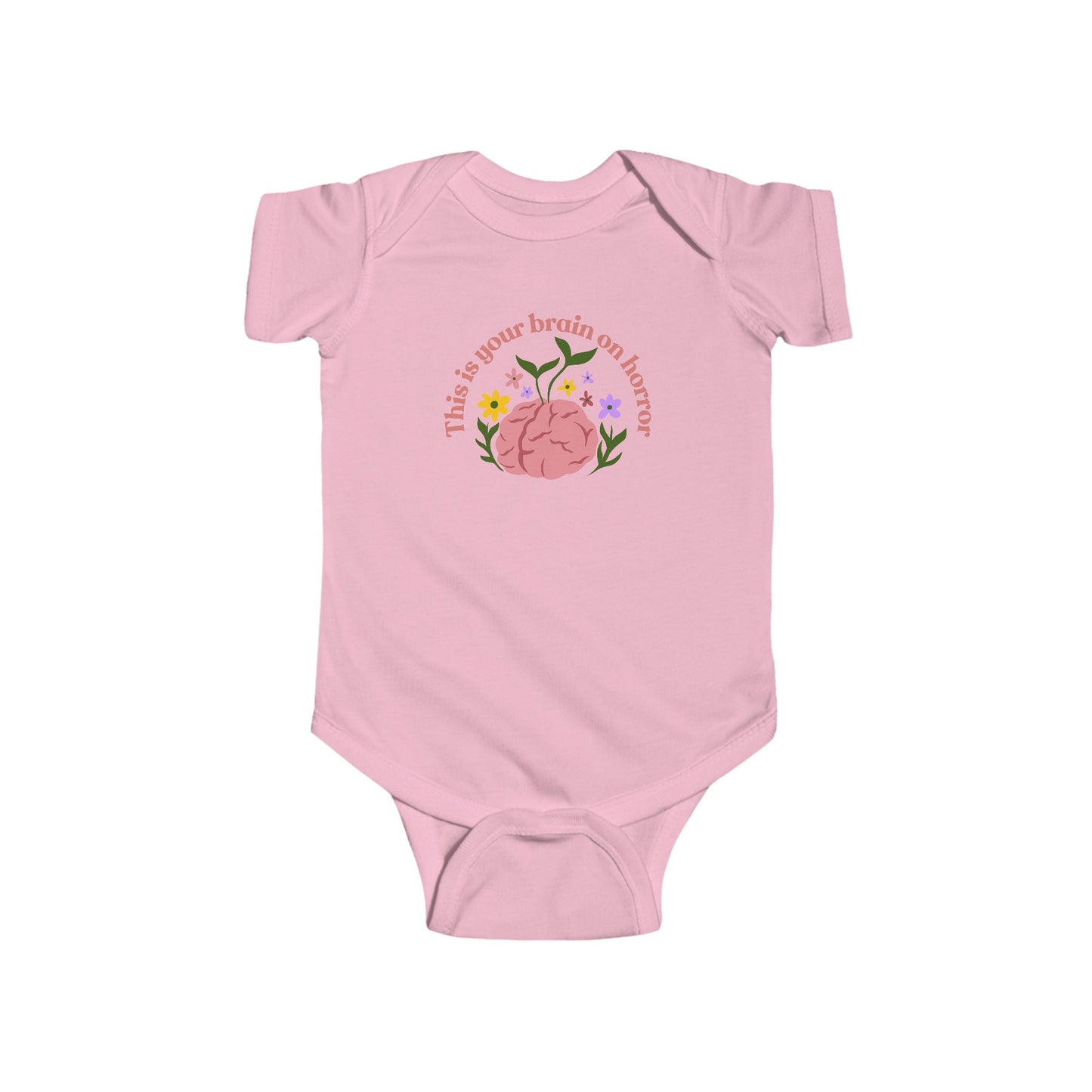 “This Is Your Brain on Horror” Infant Fine Jersey Bodysuit