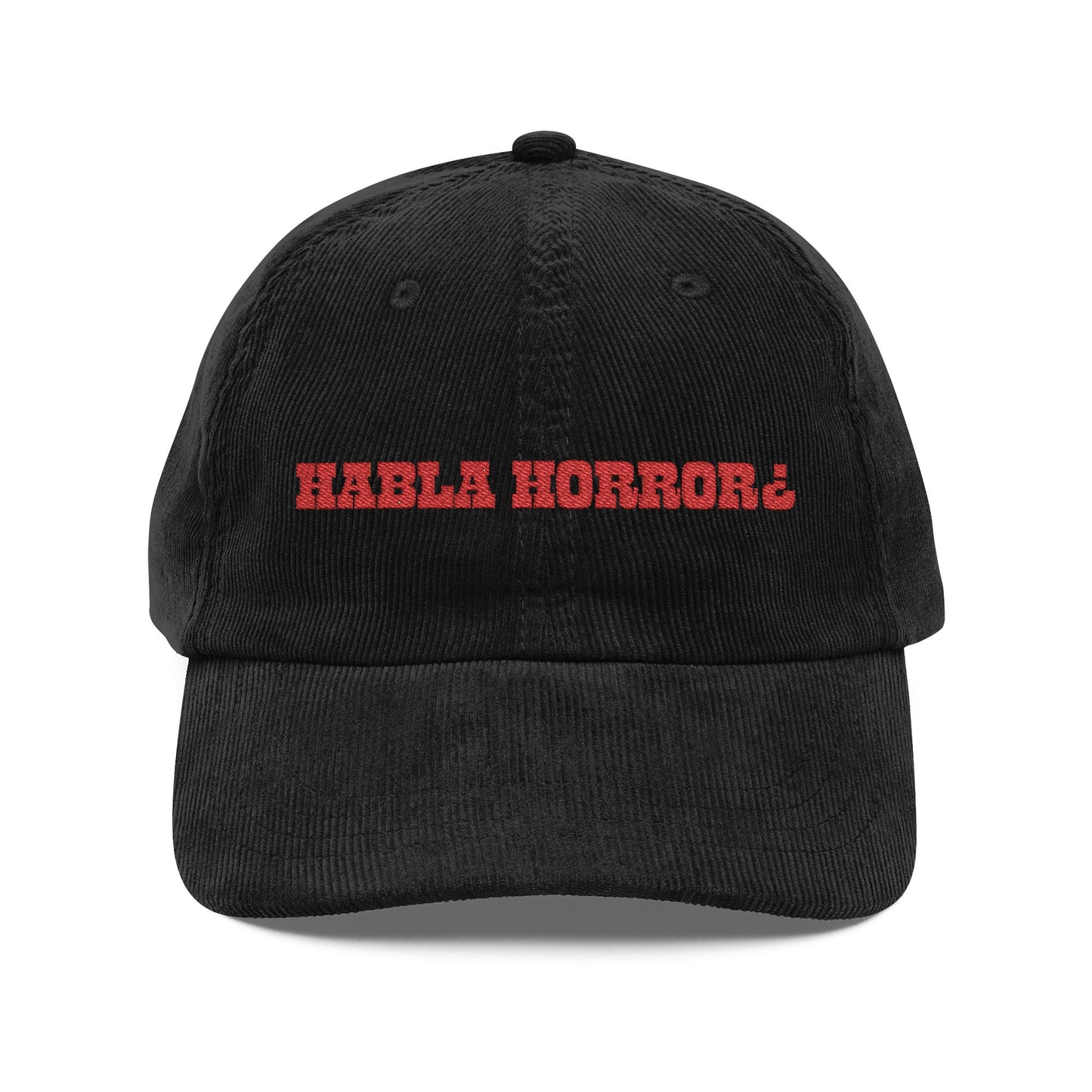 Habla Horror v1 Corduroy Cap (Embroidery)