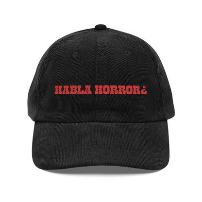 Habla Horror v1 Corduroy Cap (Embroidery)