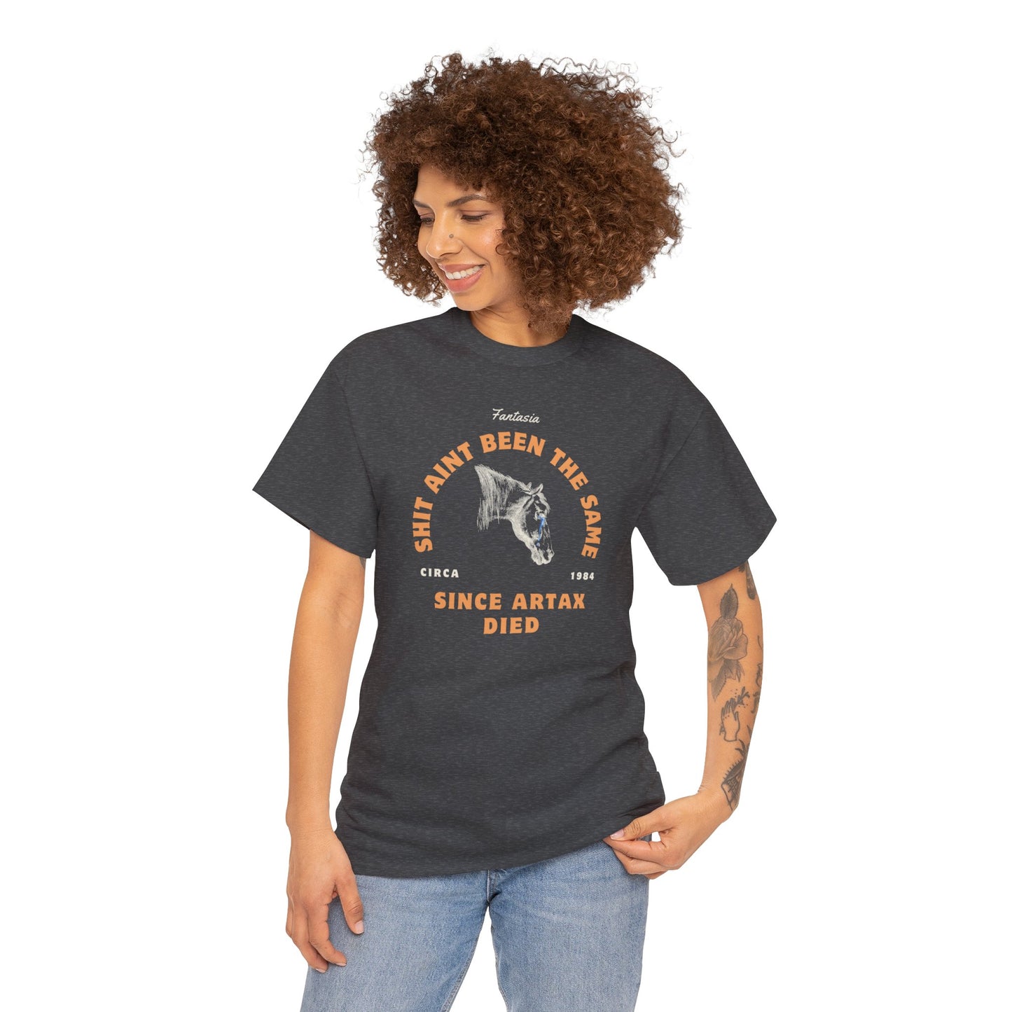 RIP Artax Neverending Story Unisex Heavy Cotton Tee