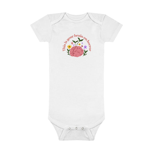 This Is Your Brain on Horror Baby Short Sleeve Onesie®