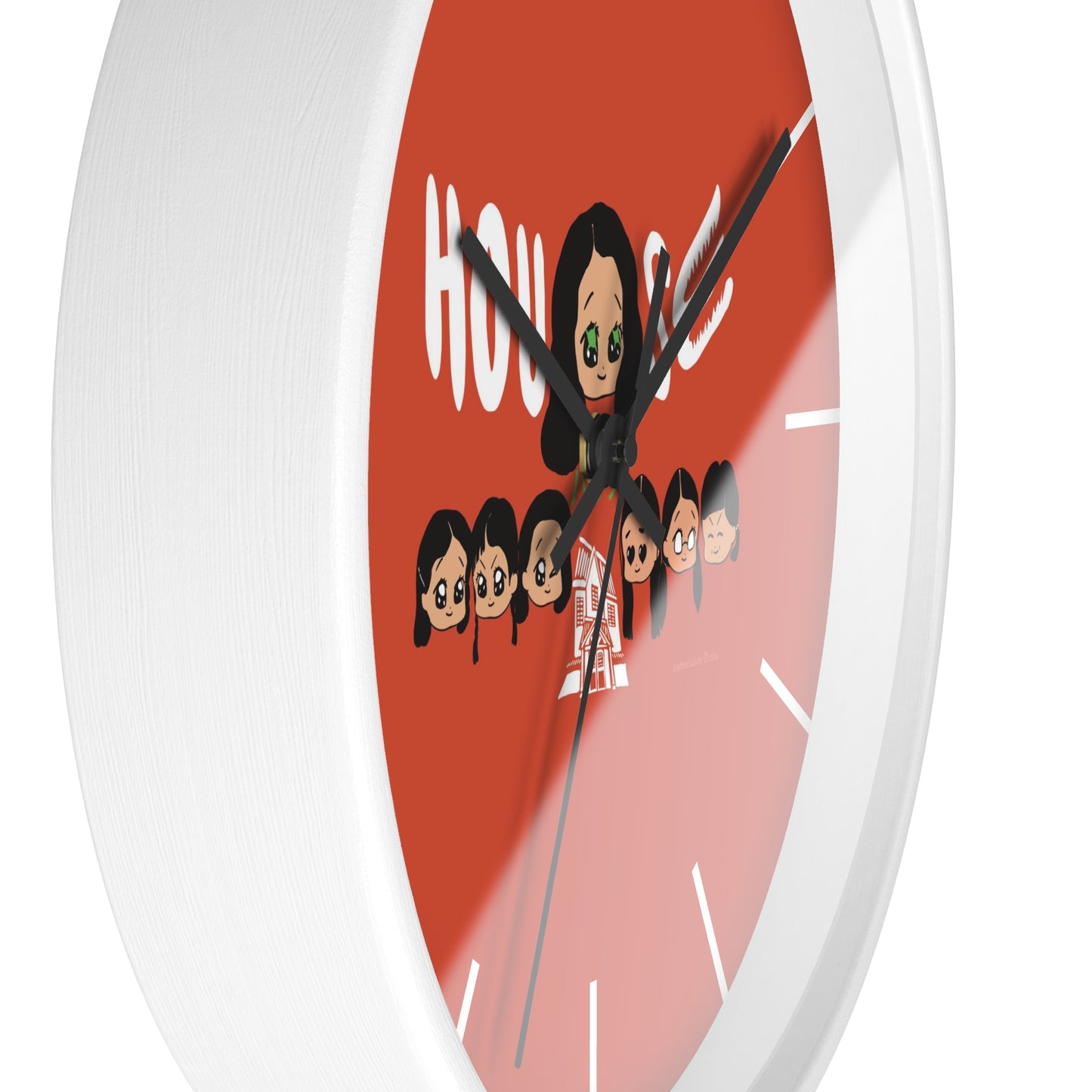 House Hausu 1977 Japanese Horror Movie Chibi Style Wall Clock