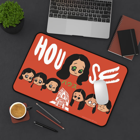 Hausu House 1977 Horror Chibi Style Desk Mouse Neoprene Mat