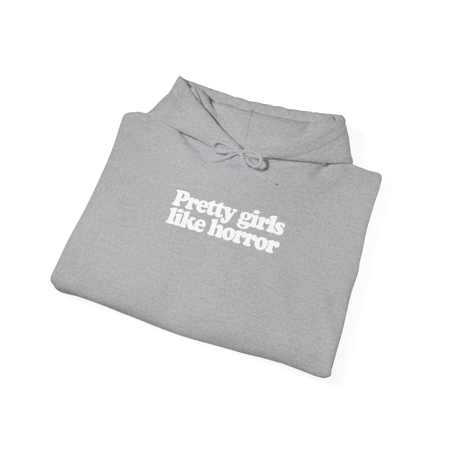 Pretty Girls Like Horror Heavy Blend™ Hooded Sweatshirt