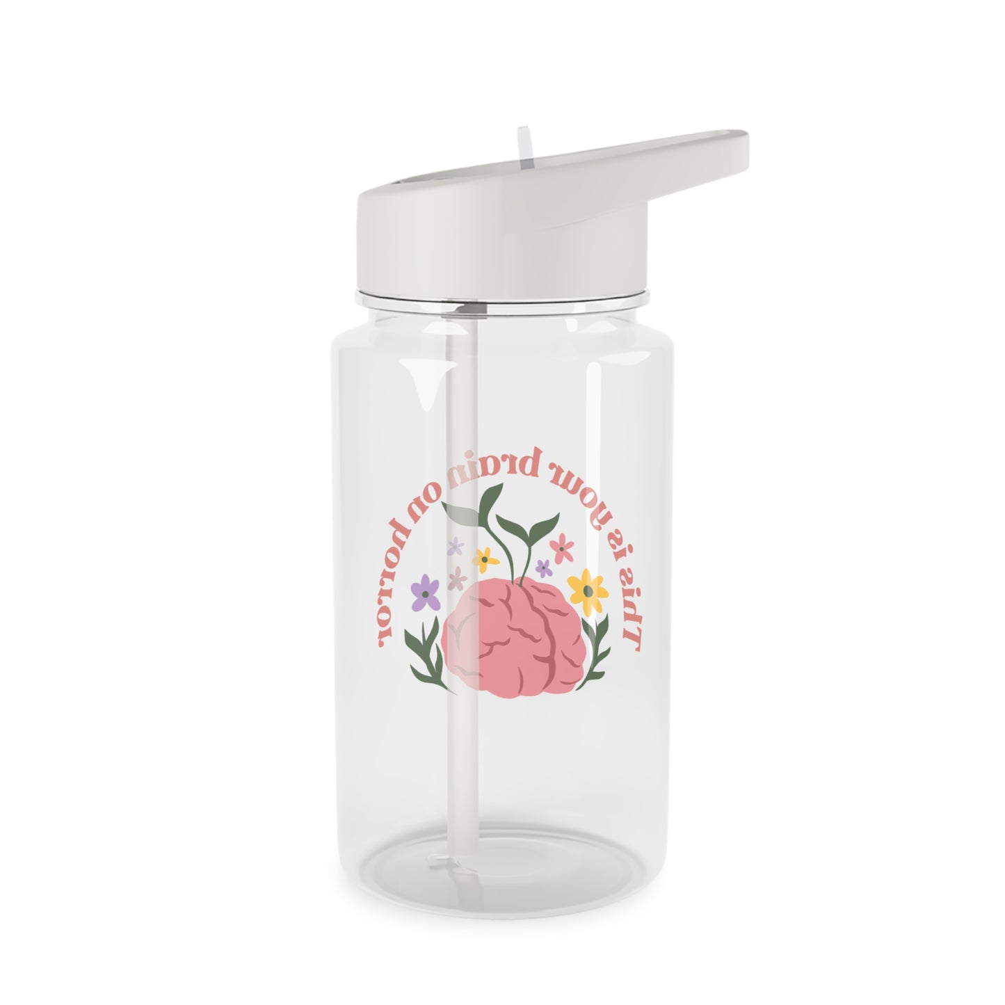 “This is Your Brain on Horror” Tritan Water Bottle BPA-free