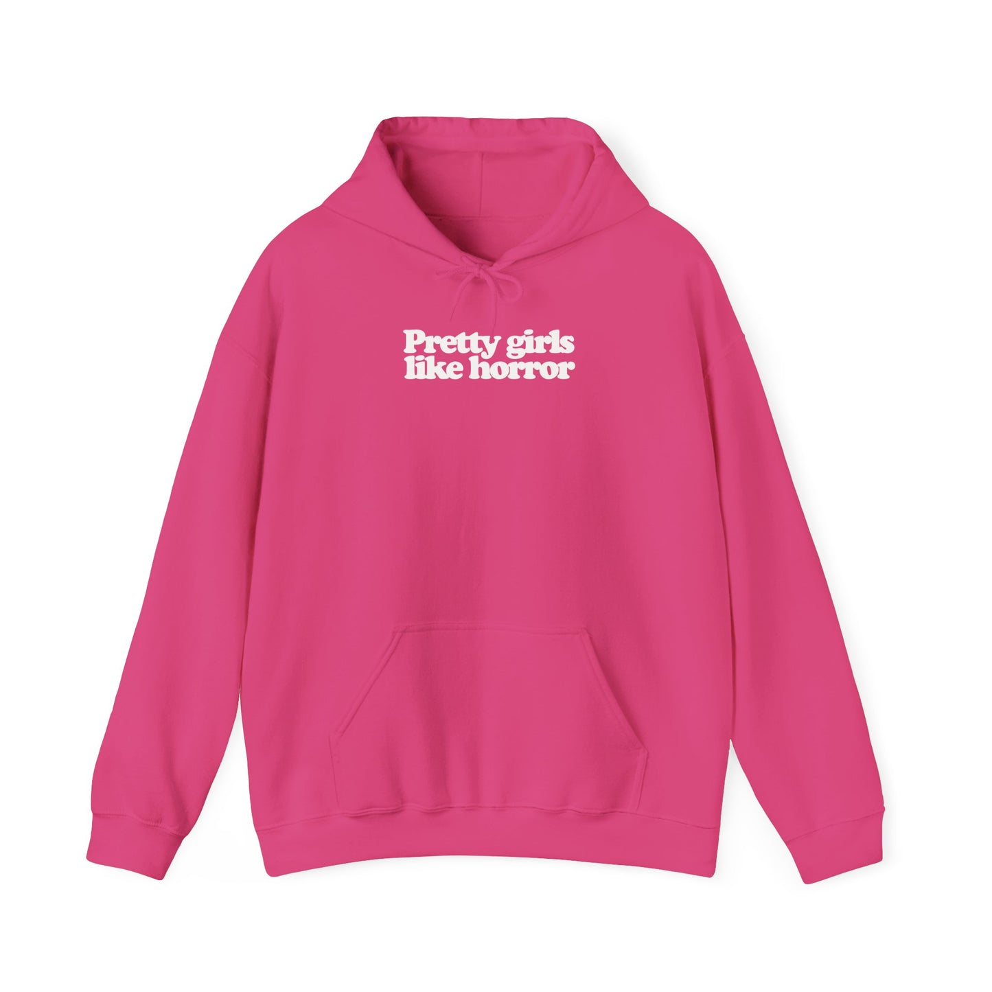 Pretty Girls Like Horror Heavy Blend™ Hooded Sweatshirt