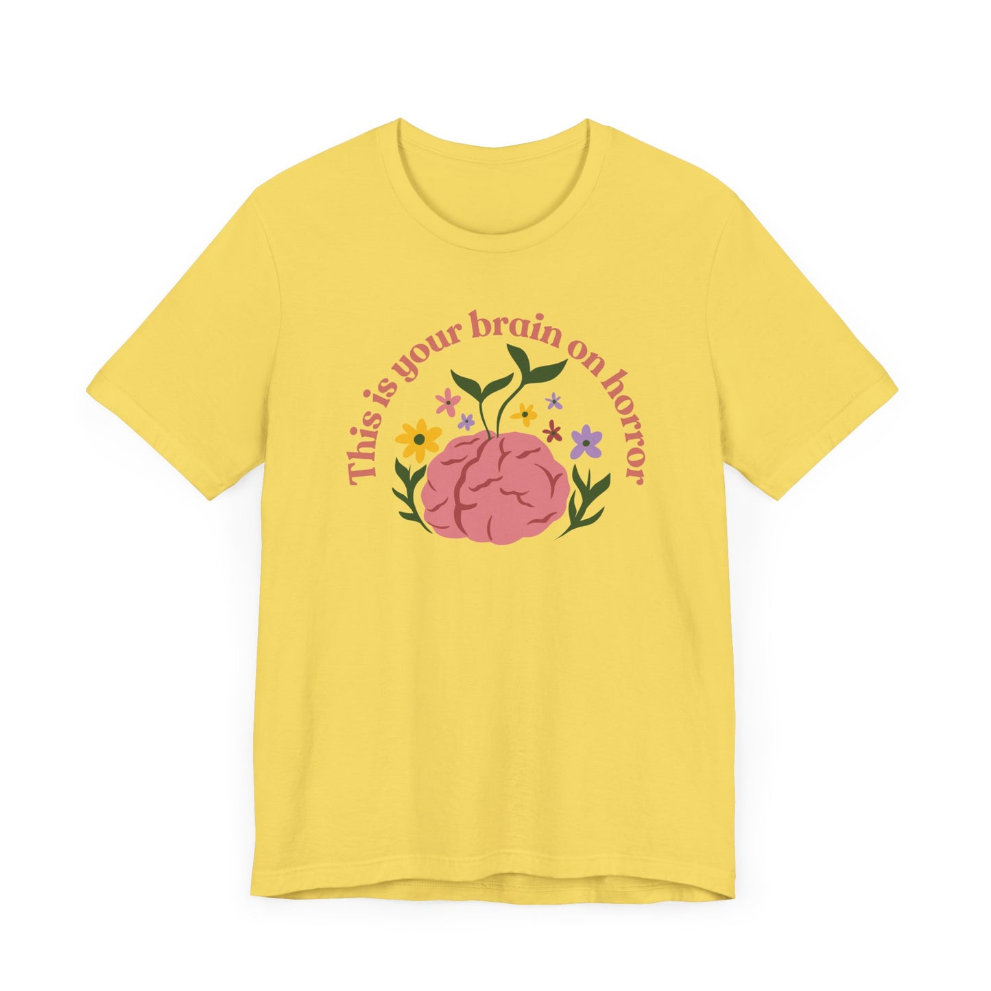 “This is Your Brain on Horror” Soft Cotton Tee