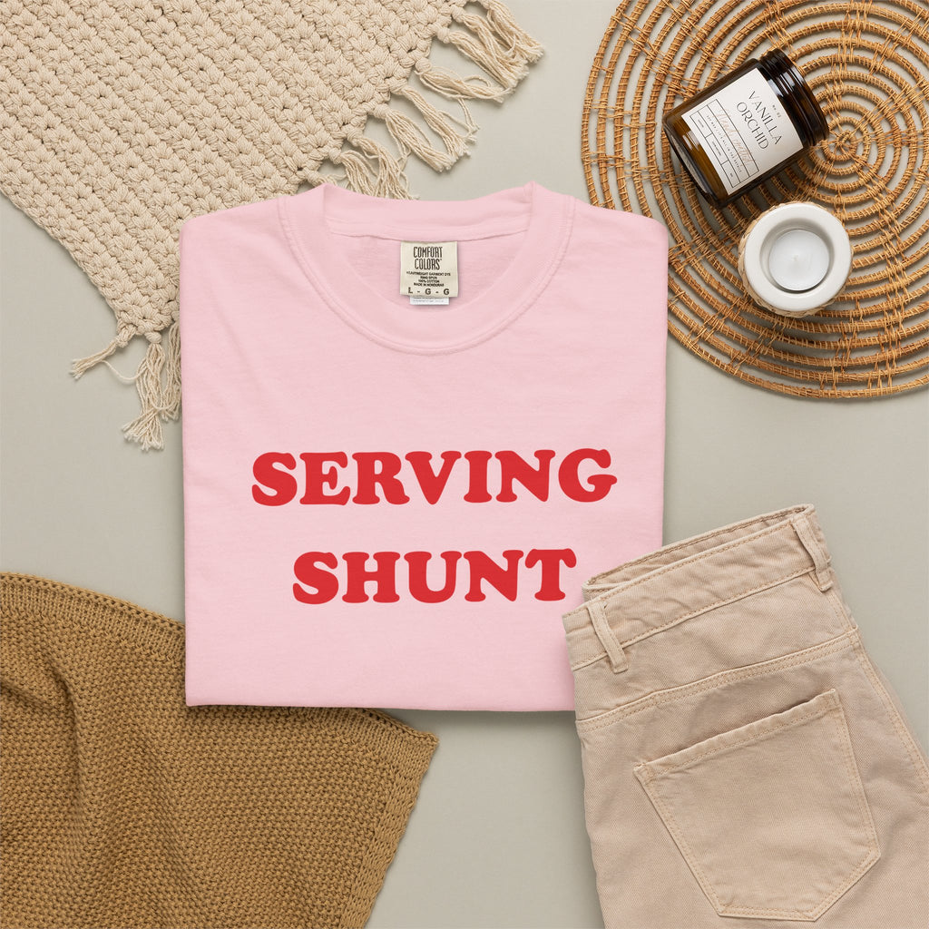 Serving Shunt "Society" Unisex Garment-Dyed T-shirt