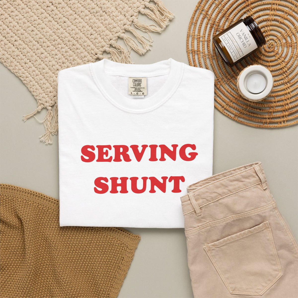 Serving Shunt "Society" Unisex Garment-Dyed T-shirt