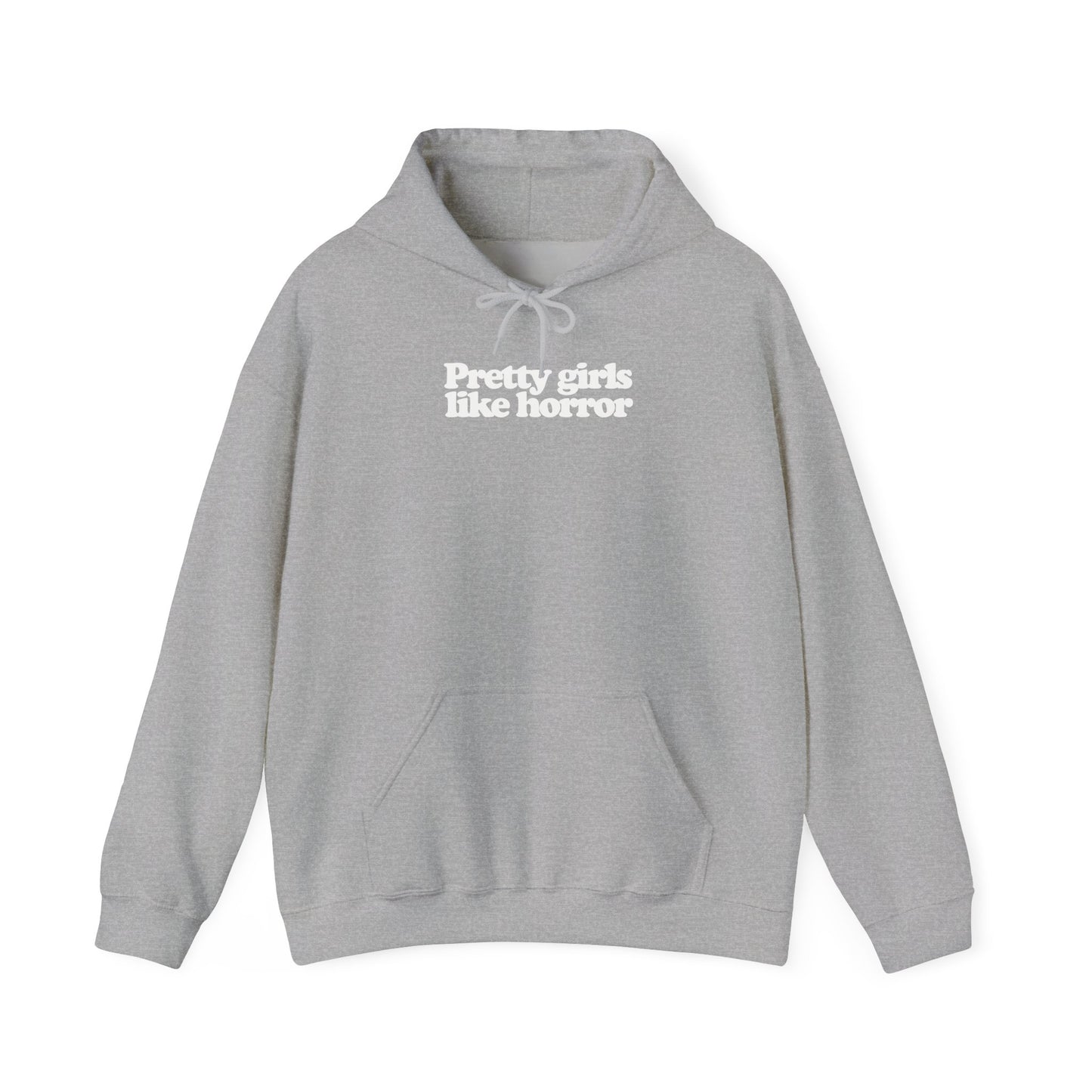 Pretty Girls Like Horror Heavy Blend™ Hooded Sweatshirt