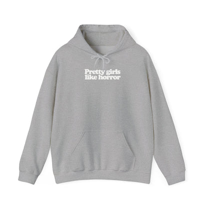 Pretty Girls Like Horror Heavy Blend™ Hooded Sweatshirt