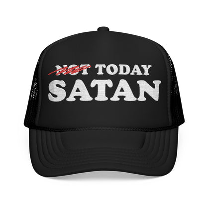 The Rapture 2025 Satan Foam Trucker Hat (Embroidery)