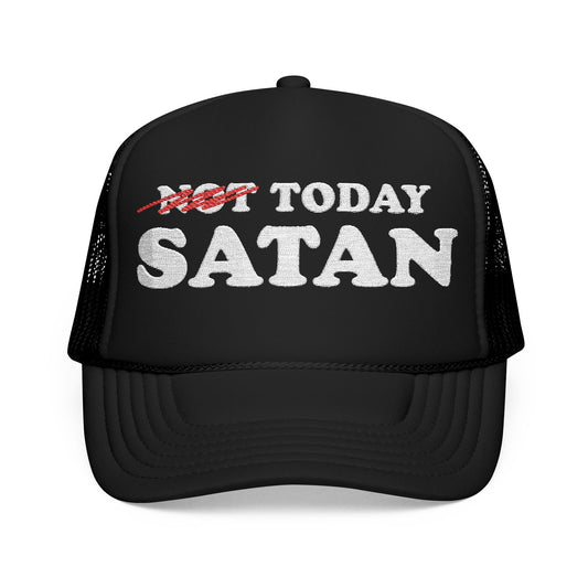 The Rapture 2025 Satan Foam Trucker Hat (Embroidery)