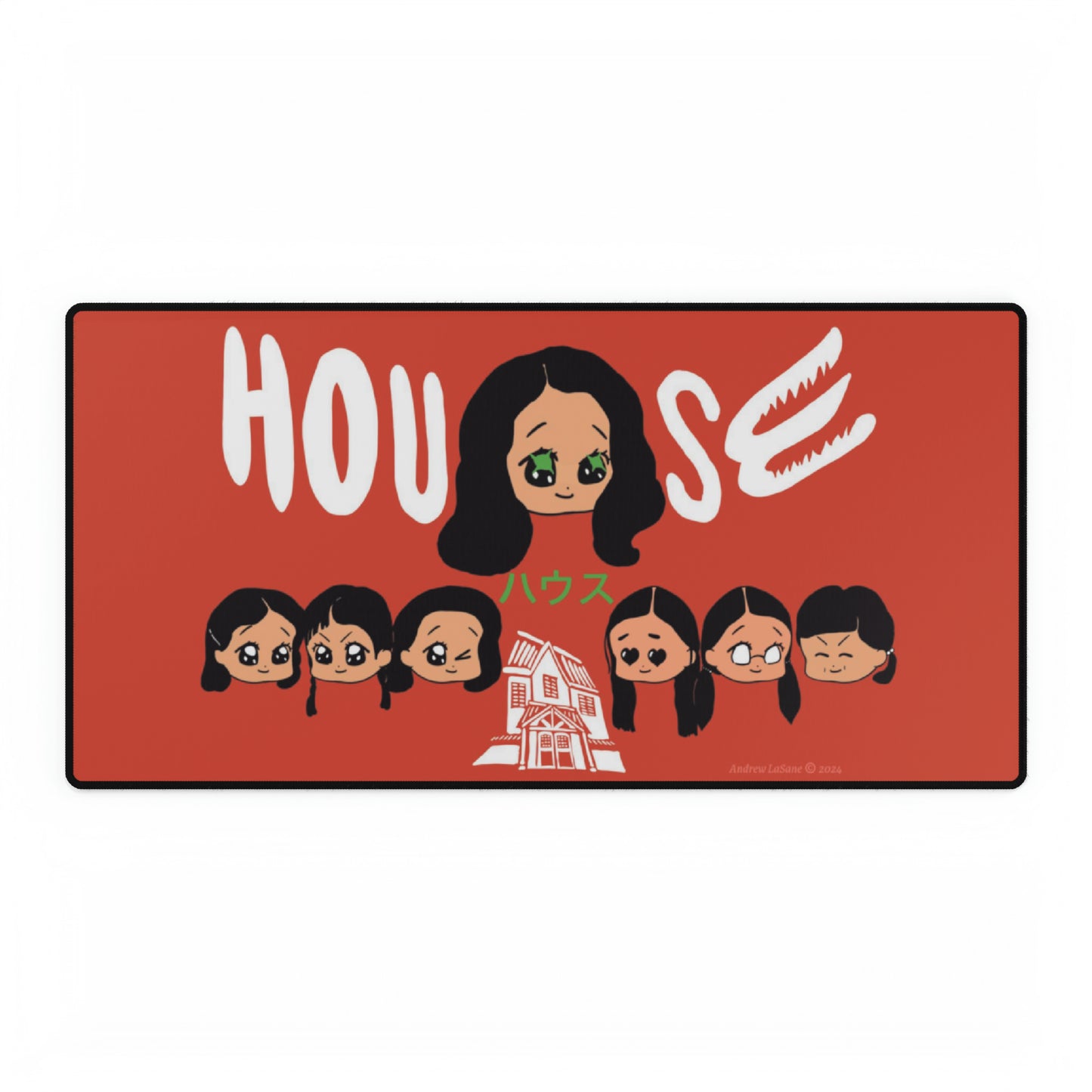 Hausu House 1977 Horror Movie Desk Mat Chibi Style