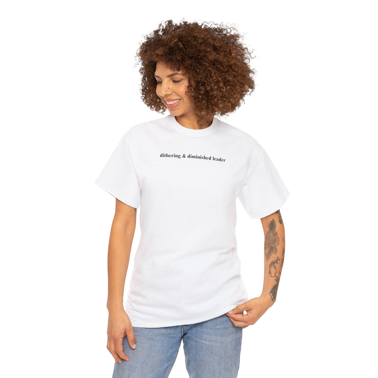 Dithering and Diminishing Leader Unisex Heavy Cotton Tee