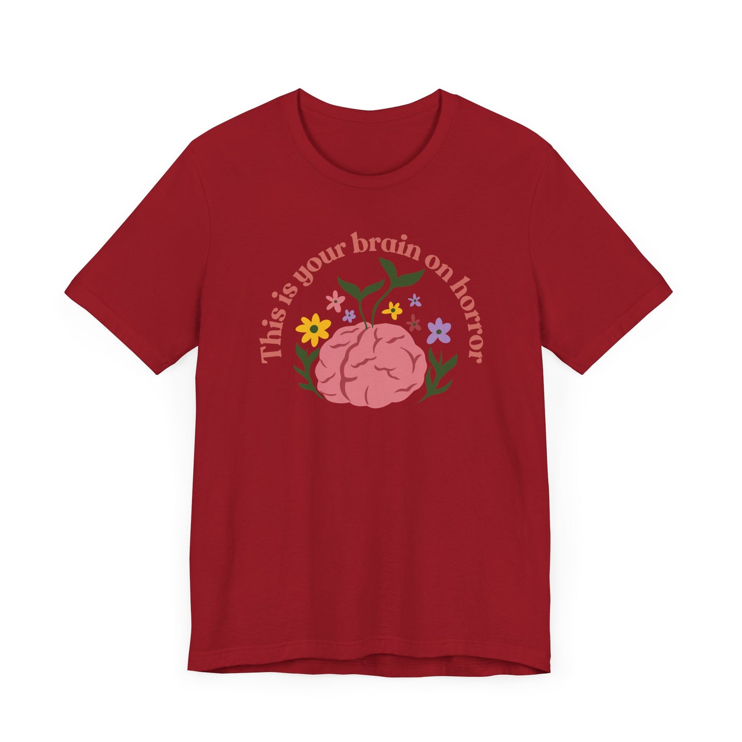 “This is Your Brain on Horror” Soft Cotton Tee