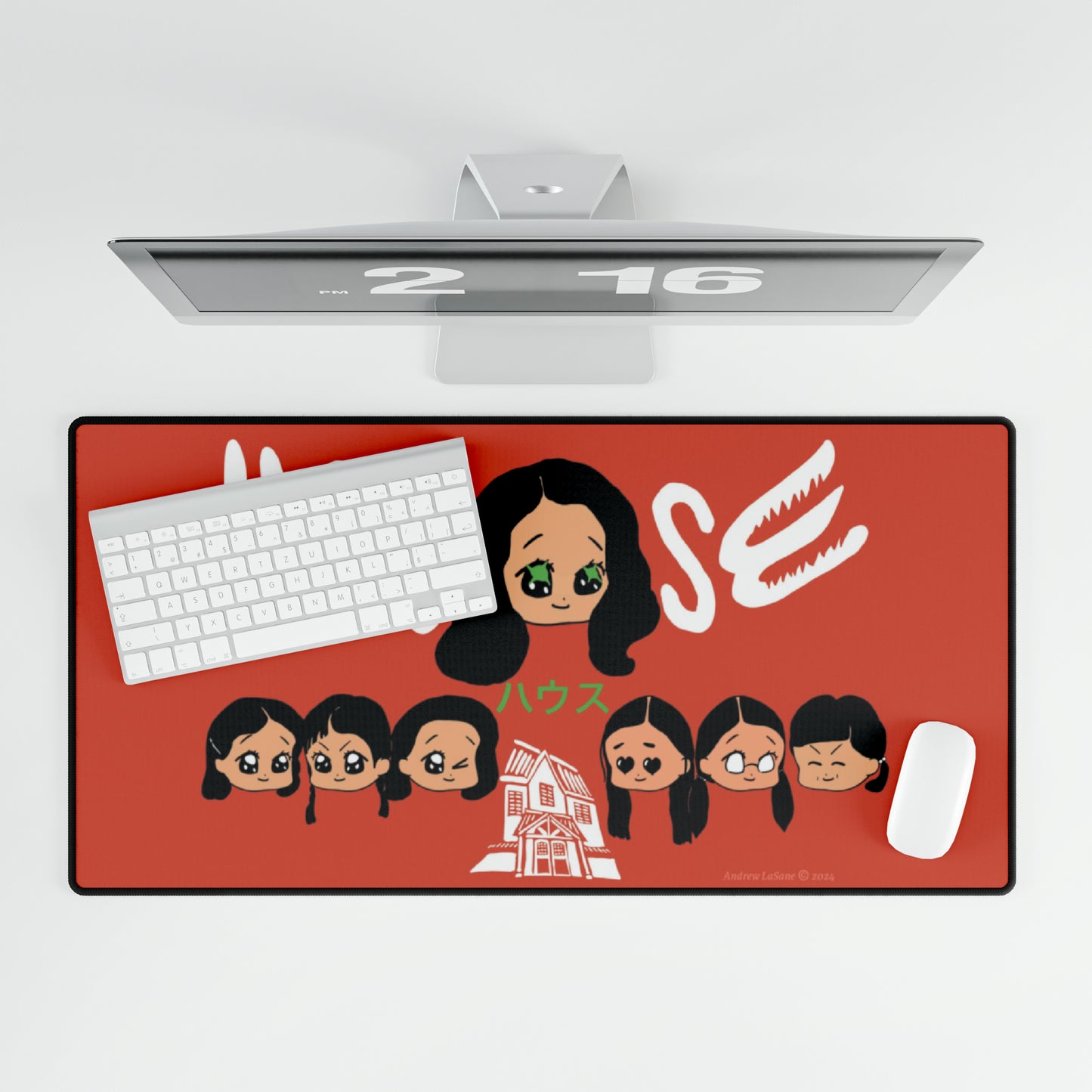 Hausu House 1977 Horror Movie Desk Mat Chibi Style