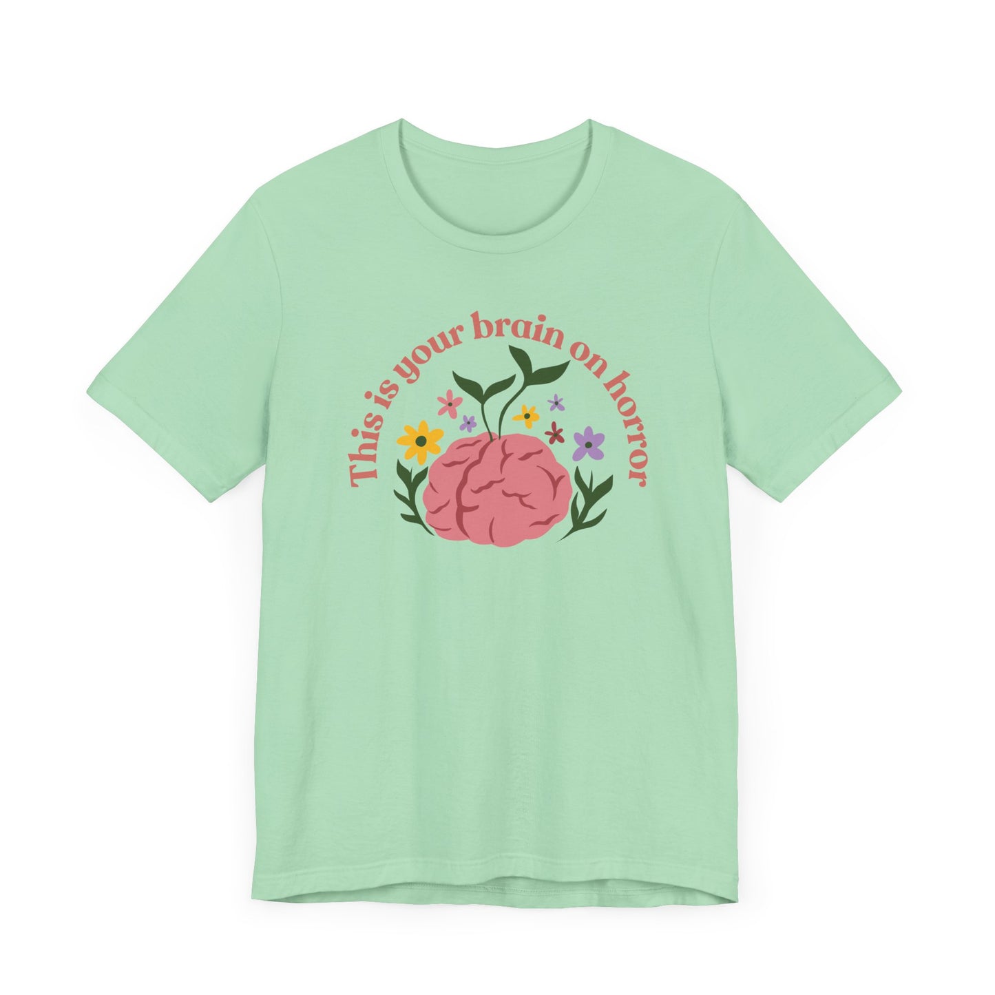 “This is Your Brain on Horror” Soft Cotton Tee