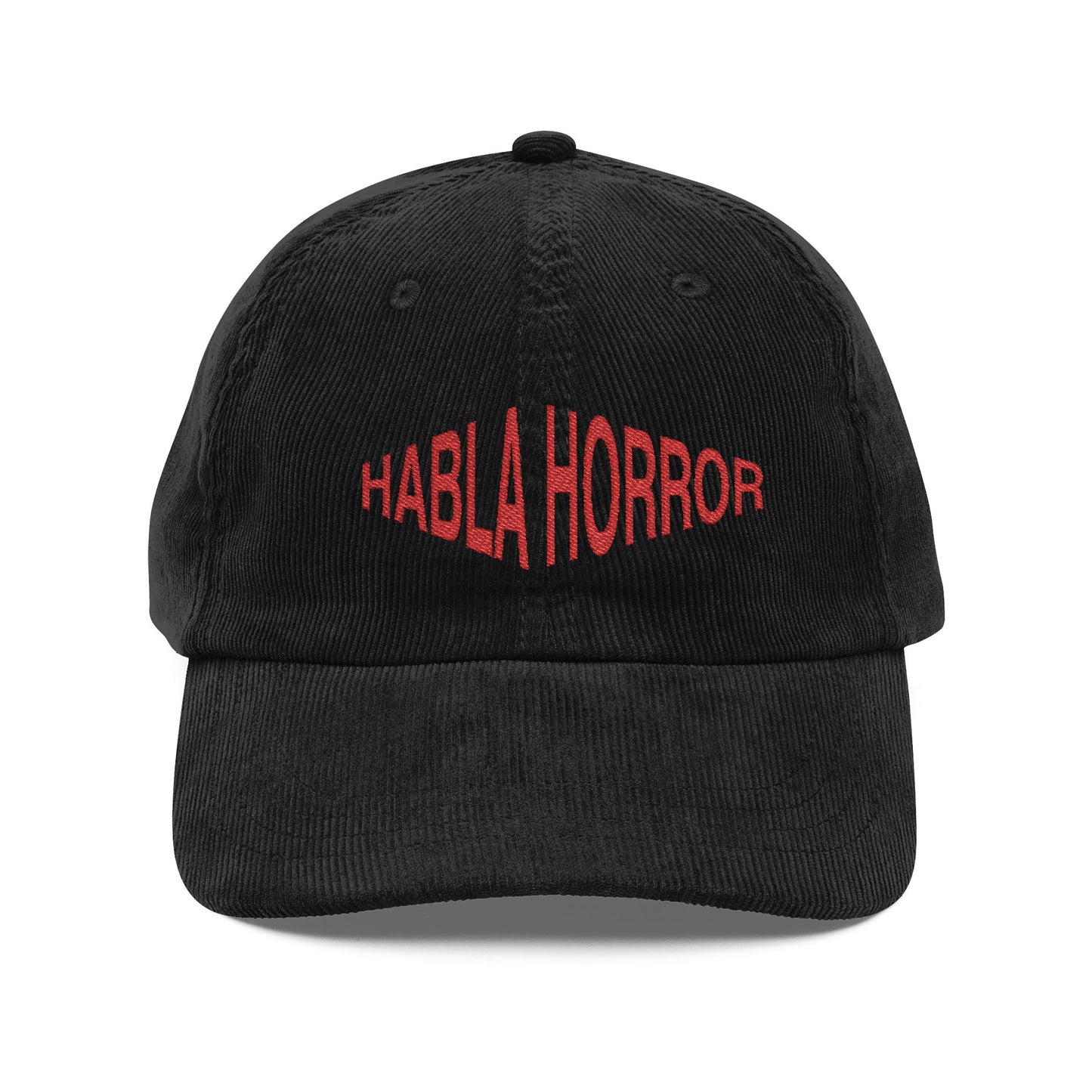 Habla Horror 3D Logo Corduroy Cap (Embroidery)