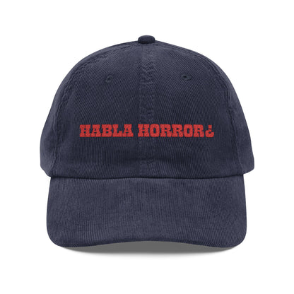 Habla Horror v1 Corduroy Cap (Embroidery)