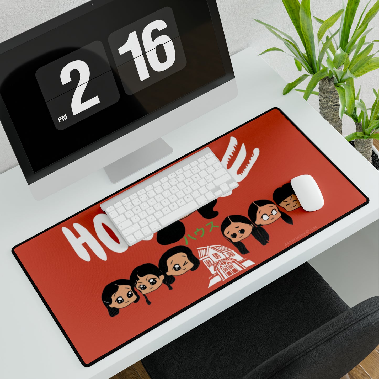 Hausu House 1977 Horror Movie Desk Mat Chibi Style