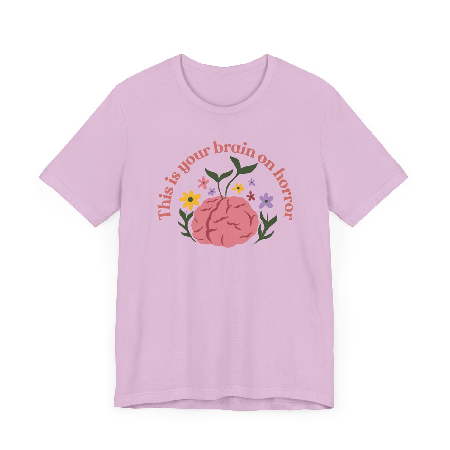 “This is Your Brain on Horror” Soft Cotton Tee