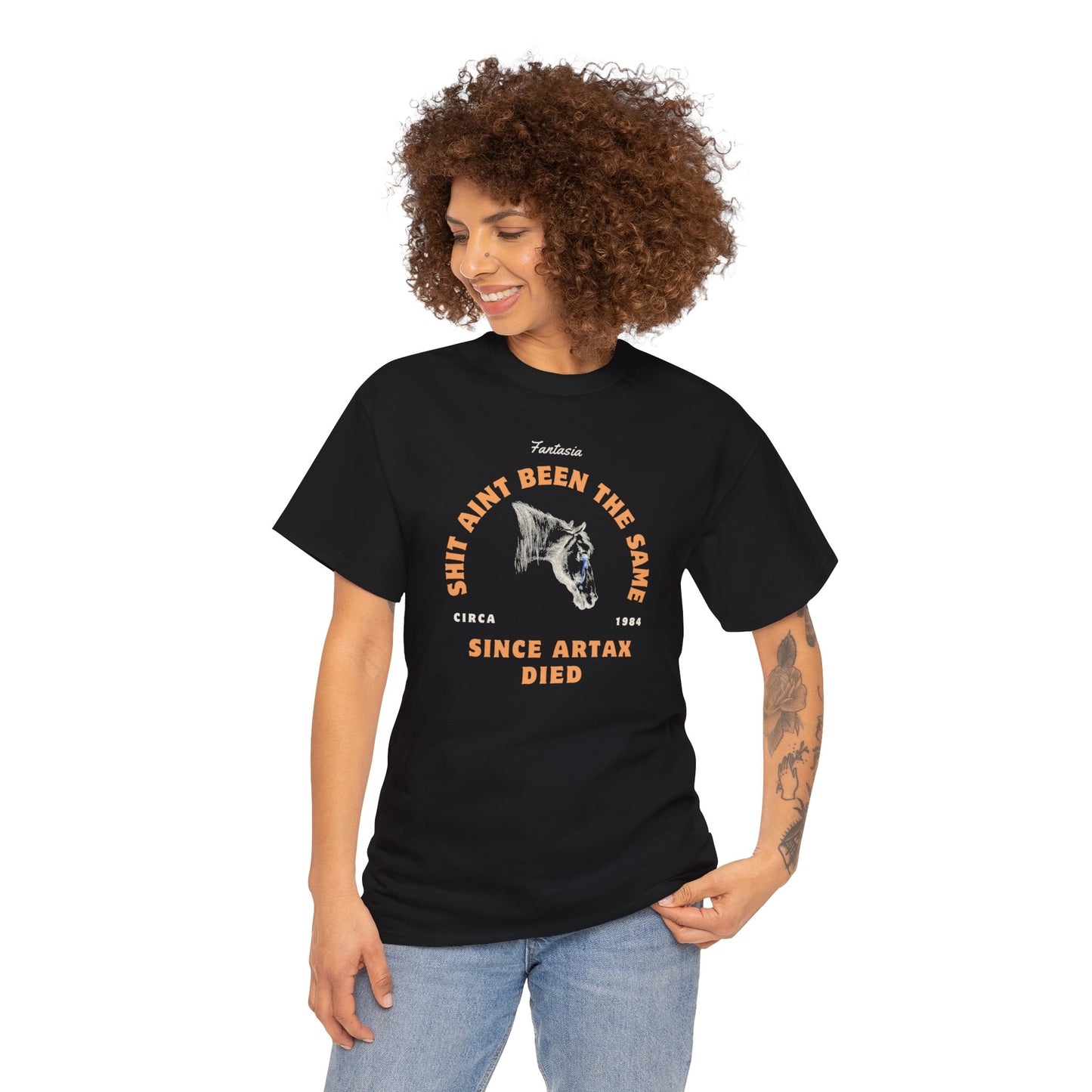 RIP Artax Neverending Story Unisex Heavy Cotton Tee